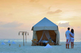 Maldives - Soneva Fushi - Le banc de sable privé