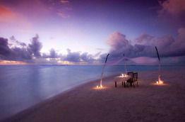Maldives - The Sun Siyam Iru Fushi - Dîner romantique