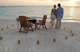 Maldives - Veligandu Island Resort - Dîner romantique