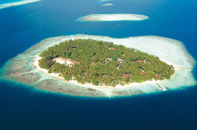 Maldives - Biyadhoo Island Resort - Vue aérienne