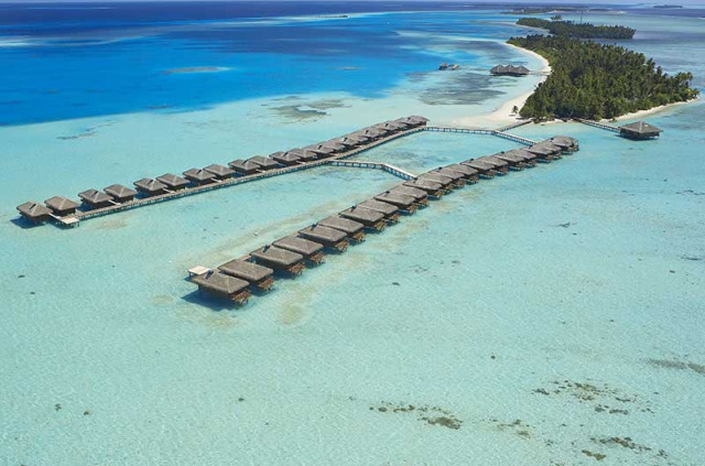 Maldives - Medhufushi Island Resort - Vue aérienne