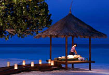 Massage extérieur à Banyan Tree Vabinfaru