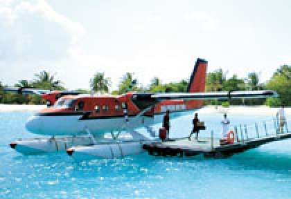 Hydravion aux Maldives