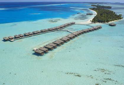 Maldives - Medhufushi Island Resort - Vue aérienne