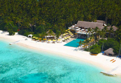 Maldives - Niyama Private Islands - Vue aérienne de Epicure et Dune