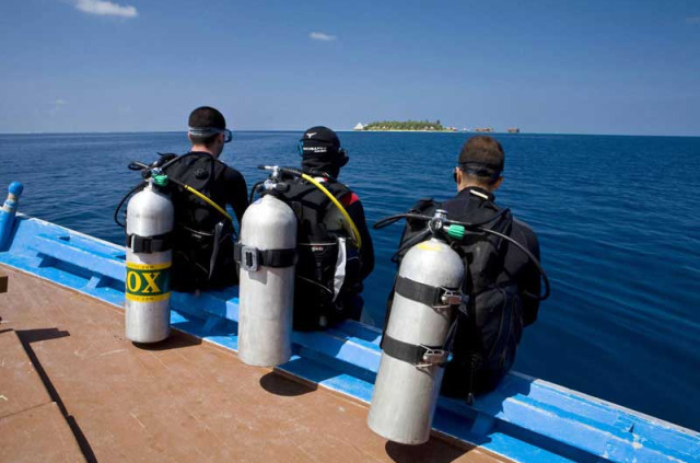 Maldives - Gangehi - Albatros Top Diving - Le centre de plongée