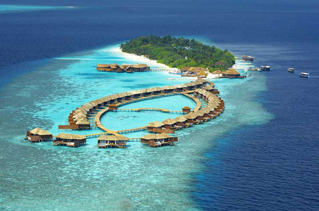 Maldives - Lily Beach Resort & Spa - Vue aérienne