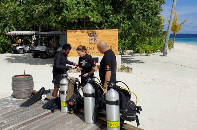 Maldives - Baglioni Resort Maldives - Centre de plongée Maagau Dive Centre